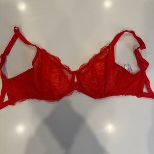 Freya Vibrant Red Lace Bra